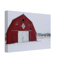 Load image into Gallery viewer, Winter Barn Canvas