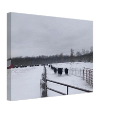 Load image into Gallery viewer, Coming in to Eat Canvas