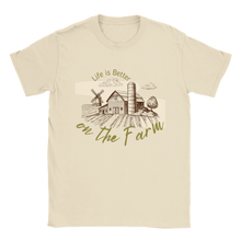 Load image into Gallery viewer, Life is better on the farm T-shirt