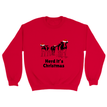 Load image into Gallery viewer, Herd It's Christmas Sweatshirt