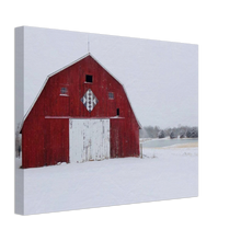 Load image into Gallery viewer, Winter Barn Canvas