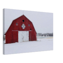 Load image into Gallery viewer, Winter Barn Canvas