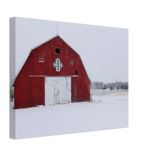Load image into Gallery viewer, Winter Barn Canvas
